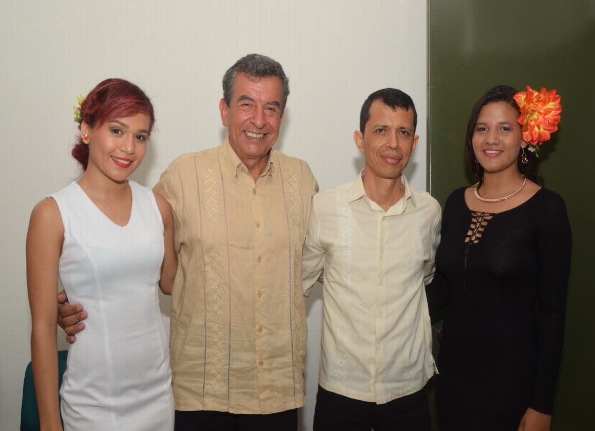 Laura Margarita Salas, Jaime Ricardo Güio, Ricardo Rondón e Ibón Daniela Rebolledo.